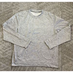 American Giant Long Sleeve Men’s Medium Tee Shirt Made In USA Large Activewear